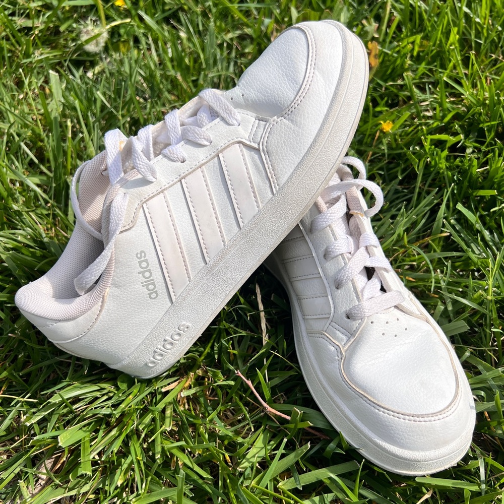 adidas Kids White Sneakers